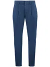 Dondup Ralp Cotton Chino Trousers In Blue