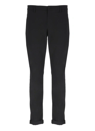 Dondup Slim Fit Trousers In Nero