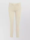 Dondup Slim Fit Trousers Side Pockets In Neutral