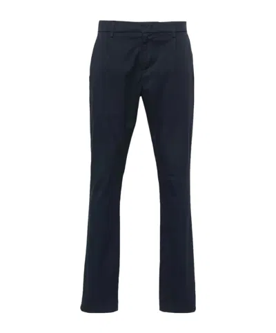DONDUP SLIM-FIT TWILL TROUSERS