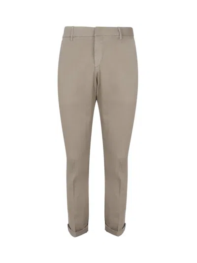 Dondup Slim Gaubert Trousers In Beige