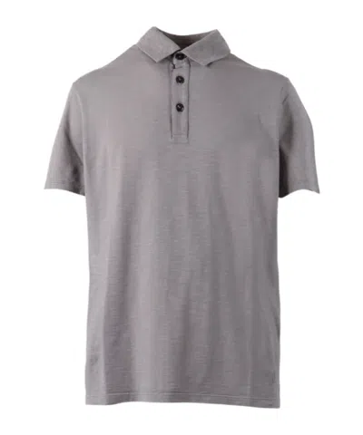 Dondup Slim Jersey Polo Shirt In Gray