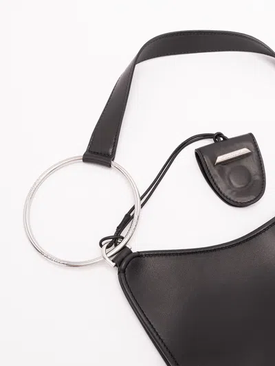 Dondup Small Hobo Bag In Black