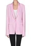 Dondup Smoking Style Blazer In Pink