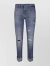 Dondup Special Coco Trousers Featuring Distressed Detailing