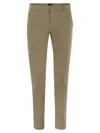 Dondup Gaubert Trousers In Cotton In Honey