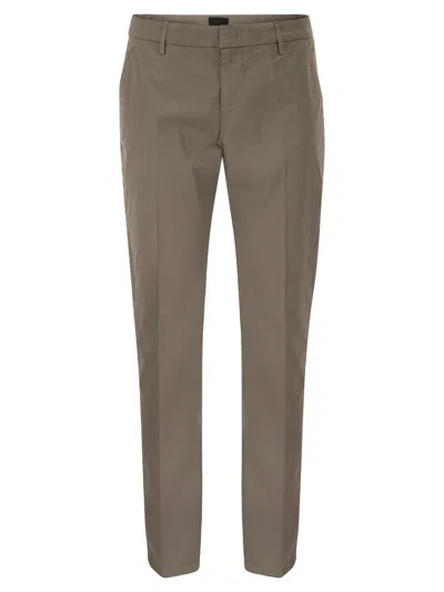 Dondup Gaubert Slim-fit Trousers In Brown