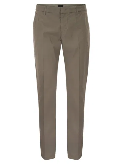 Dondup Spiritissimo - Stretch Gabardine Chino In Gray