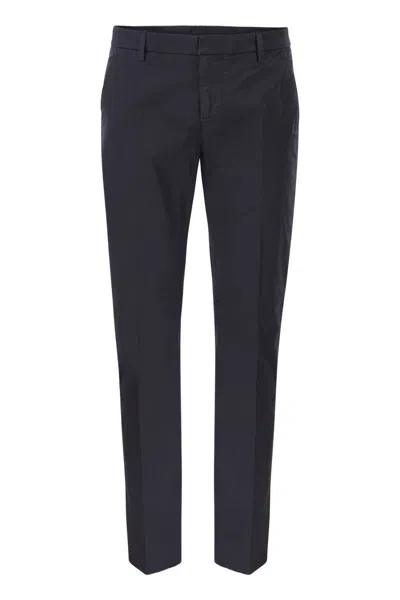 Dondup Spiritissimo - Stretch Gabardine Chino In Blue