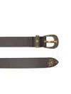 Dondup Star-logo Buckle Belt In Brown