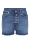 Dondup "stella" Shorts Made Of Denim. In Blue