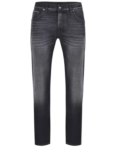 Dondup Stone Wash Slim Fit Jeans In Multi