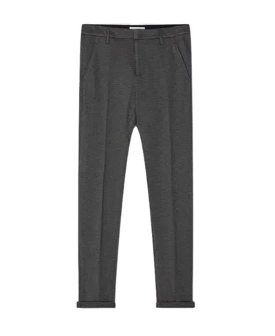 Dondup Straight Casual Pants In Black