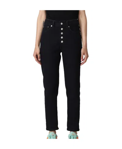 Dondup Straight Jeans In Black