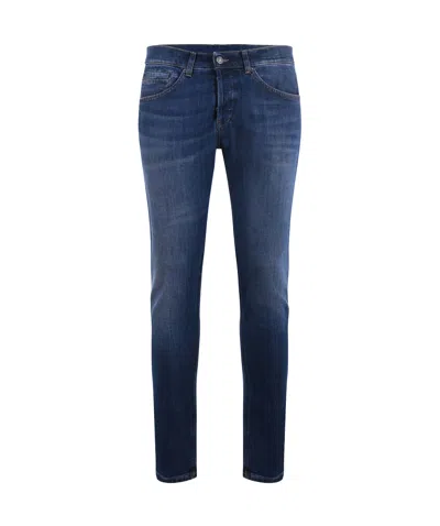Dondup Straight Jeans In Navy