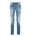 Dondup George Stretch Denim Jeans In Blue