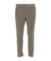 Dondup Dian Tapered-leg Corduroy Trousers In Gray