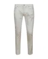 Dondup Trousers With Back And Front Pockets In Gray