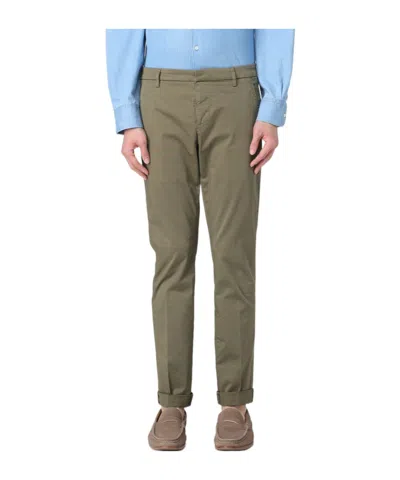 Dondup Straight-leg Casual Pants In Brown