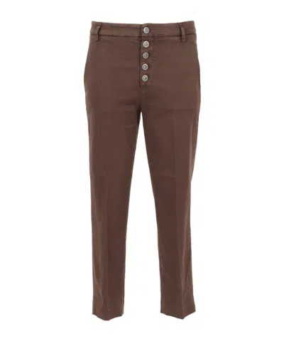 DONDUP STRAIGHT-LEG CASUAL PANTS