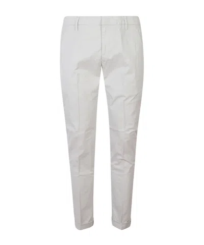 Dondup Straight-leg Casual Trousers In White