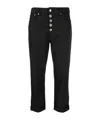 Dondup Woman Pants Black Size 31 Cotton, Elastomultiester, Elastane In Black