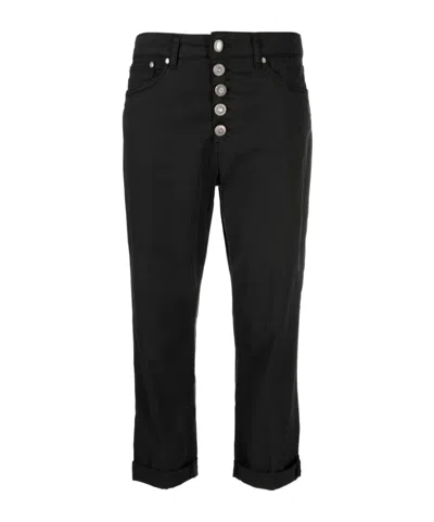 DONDUP DONDUP STRAIGHT LEG CROPPED TROUSERS