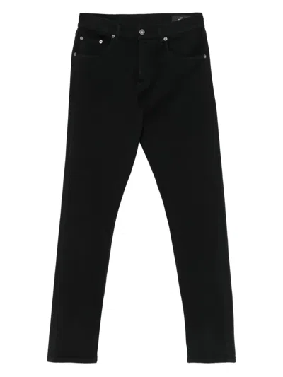 Dondup Straight-leg Jeans In Black