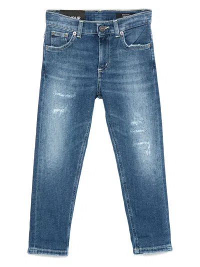 Dondup Kids' Straight-leg Jeans In Blue
