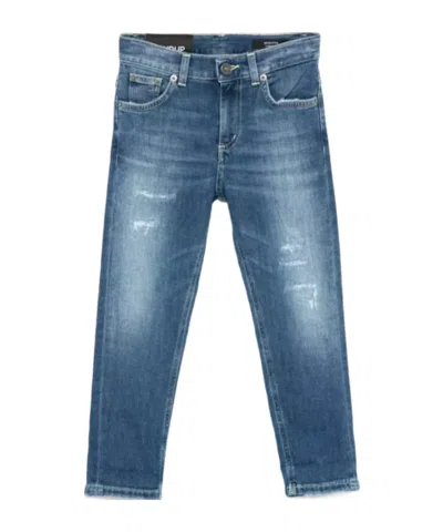 Dondup Kids' Straight-leg Jeans In Blue