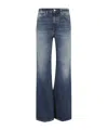 Dondup Straight Buttoned Jeans In Blue