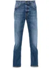 Dondup Icon Mid-rise Straight-leg Jeans In Blue