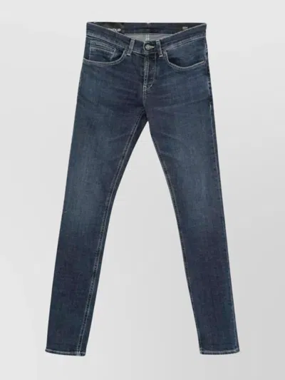 DONDUP STRAIGHT LEG JEANS FIVE-POCKET DESIGN