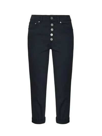 Dondup Jeans Mit Geradem Bein In Schwarz