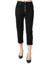 Dondup Straight-leg Jeans With Mid-rise Waist In Blue