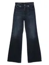 Dondup Straight-leg Jeans With Mid-rise Waist In Blue
