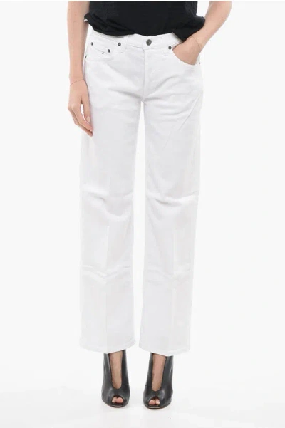 Dondup Straight Leg Loose Fit Jacklyn Jeans 25cm In White
