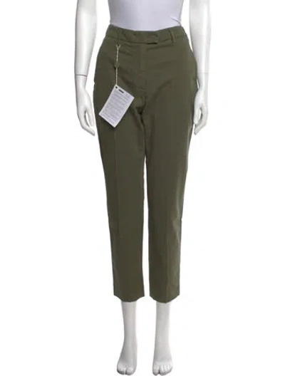 Pre-owned Dondup Straight Leg Pants W/ Tags In Green