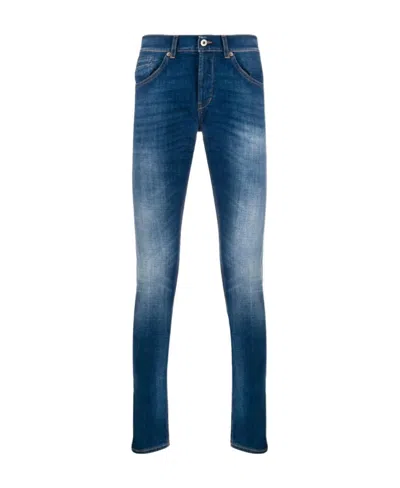 Dondup Straight-leg Slim-cut Jeans In Blue