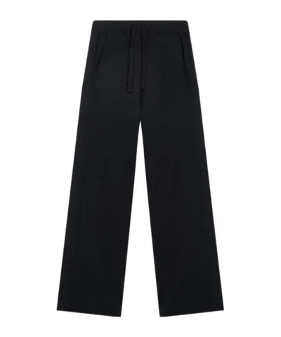 Dondup Straight-leg Track Pants In Black