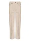 Dondup Straight-leg Trousers In Neutral