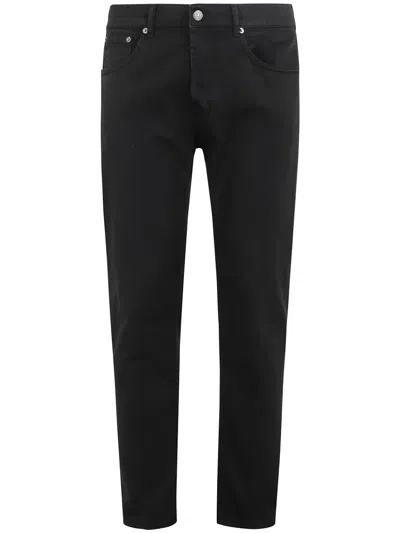 Dondup Straight-leg Trousers In Black