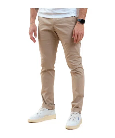 Dondup Straight-leg Trousers In Brown