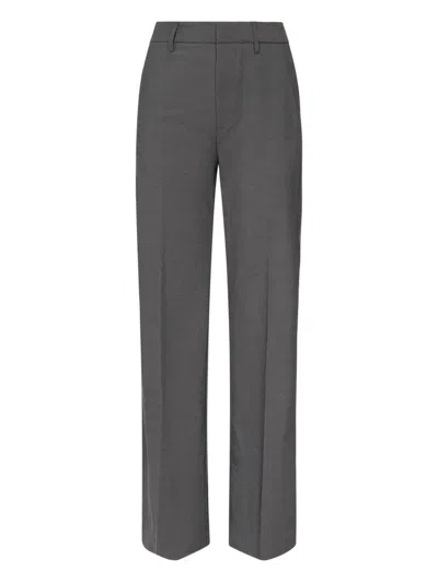 Dondup Straight-leg Trousers In Gray