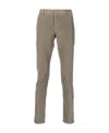 Dondup Corduroy Cotton Trousers Gaubert In Gray