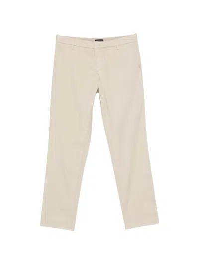 Dondup Straight-leg Trousers In Neutral