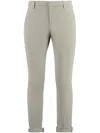 Dondup Gaubert Cotton Chino Trousers In Neutrals