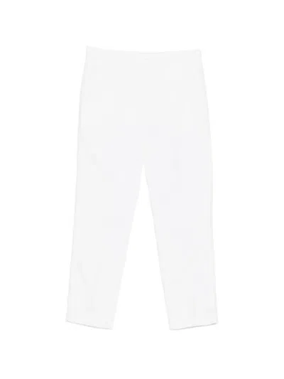 Dondup Straight Leg Trousers In White