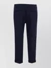 Dondup Cotton Straight Leg Trousers With Turn Ups
