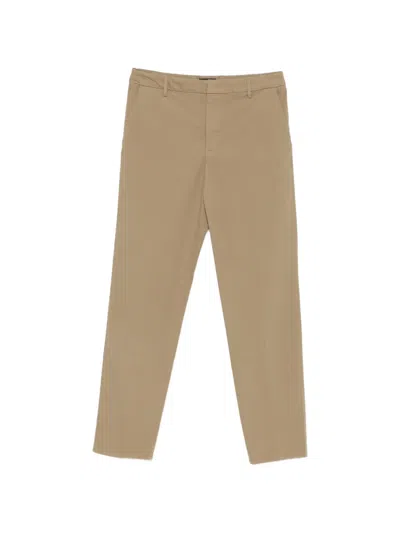 Dondup Straight Trousers In Brown